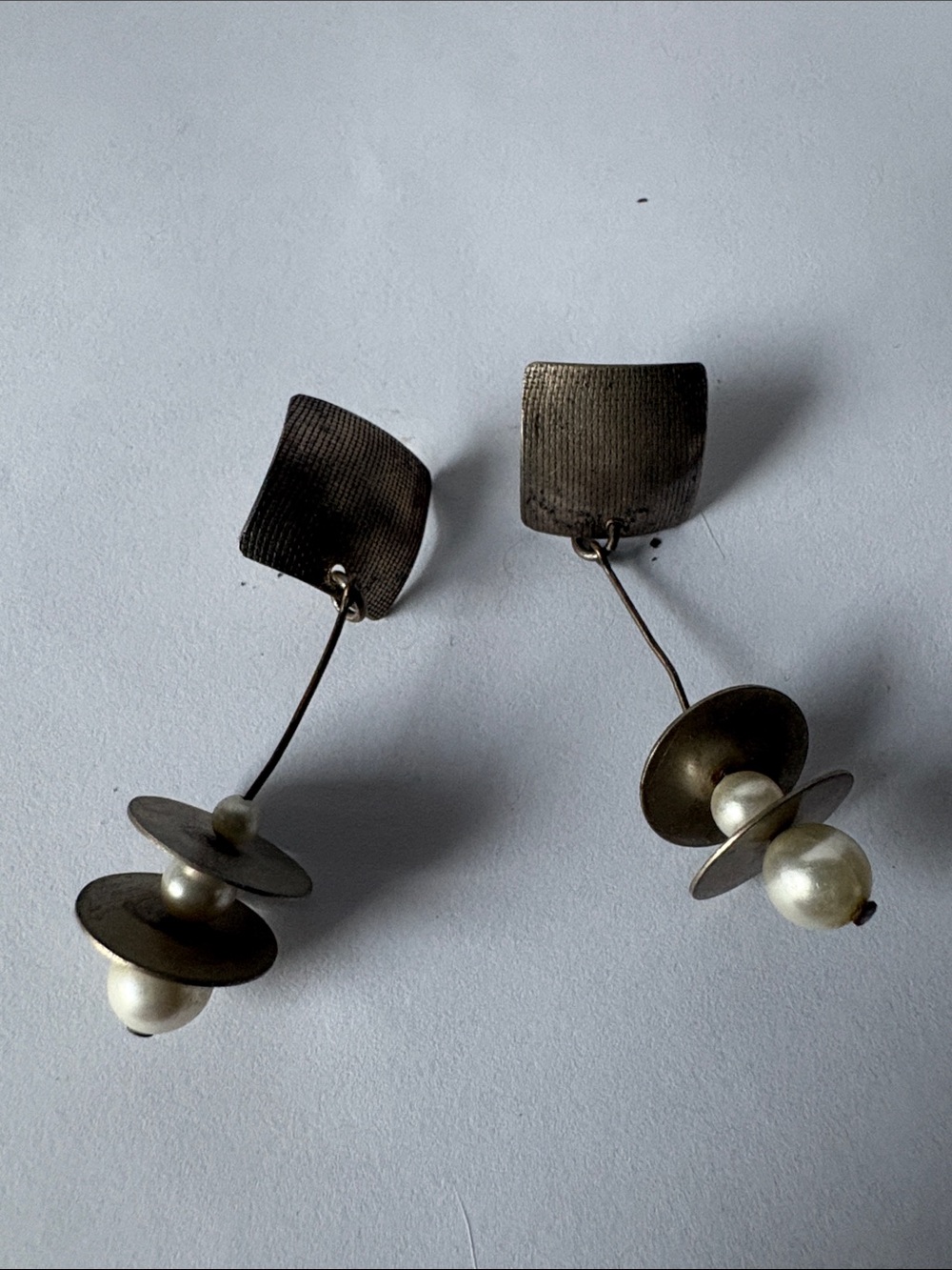 Sterling Silver Pearl Drop Earrings